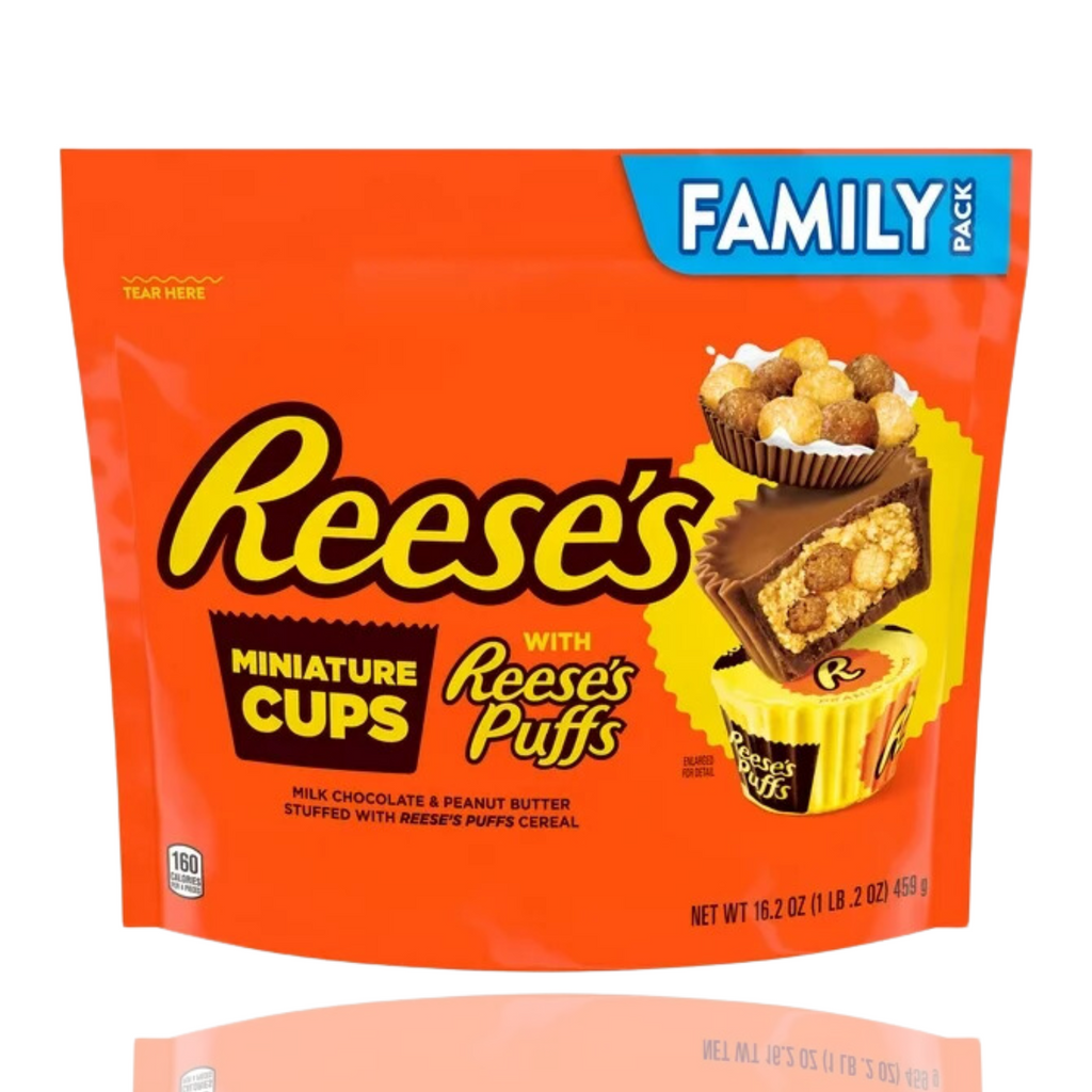 Reeses Miniature Cups with Puffs 459g (BB:02/24)