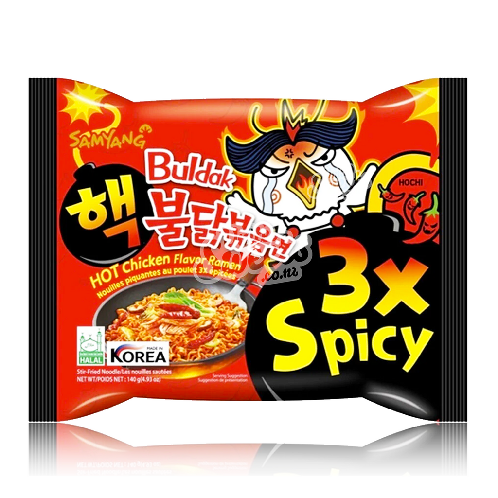 Buldak (Samyang) Ramen Noodles Hot Chicken 3x SPICY 140g