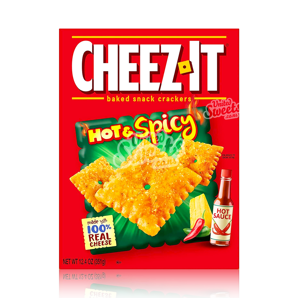 Cheez It Large Box Hot & Spicy 351g