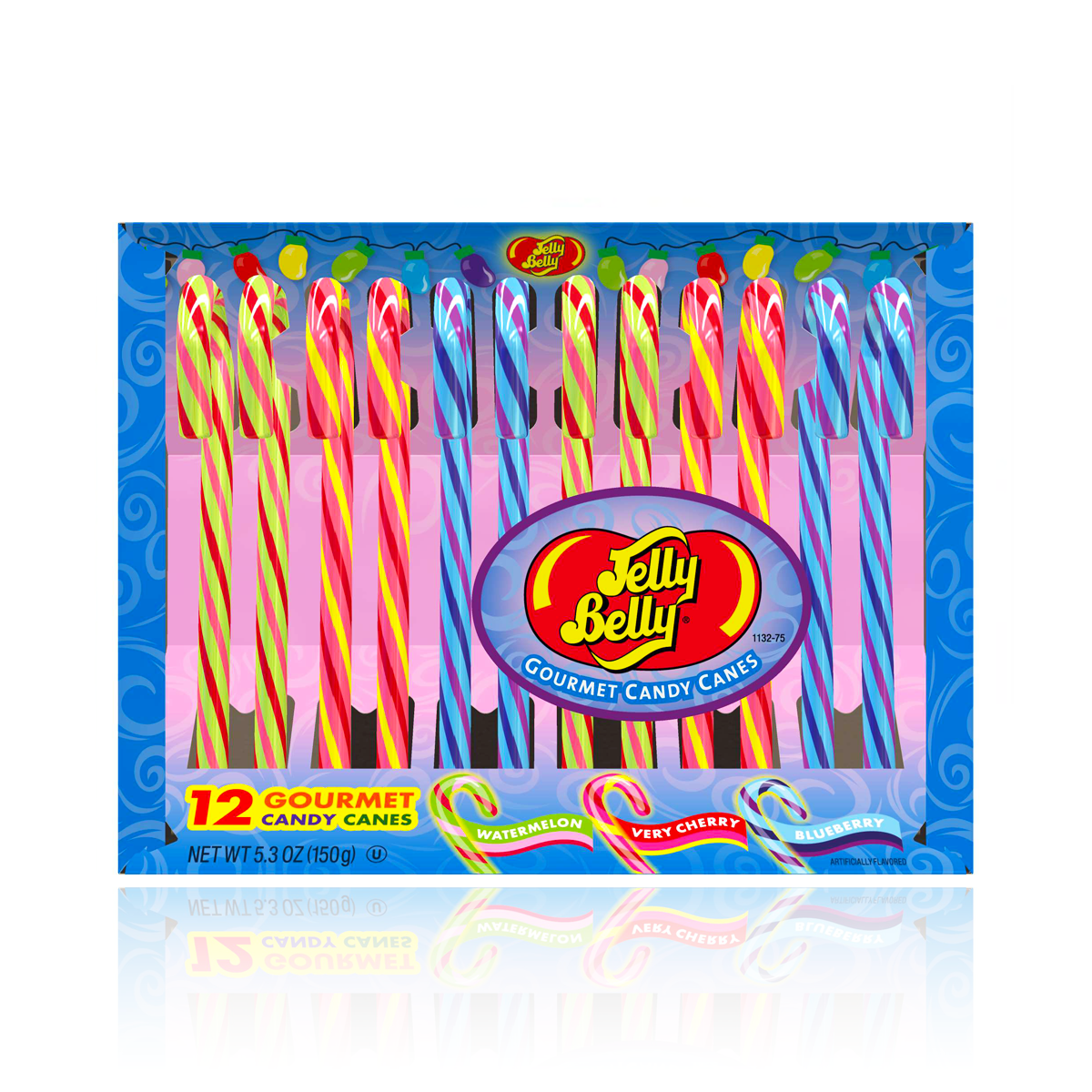Jelly Belly Candy Canes 12 Pack 150g United Sweets