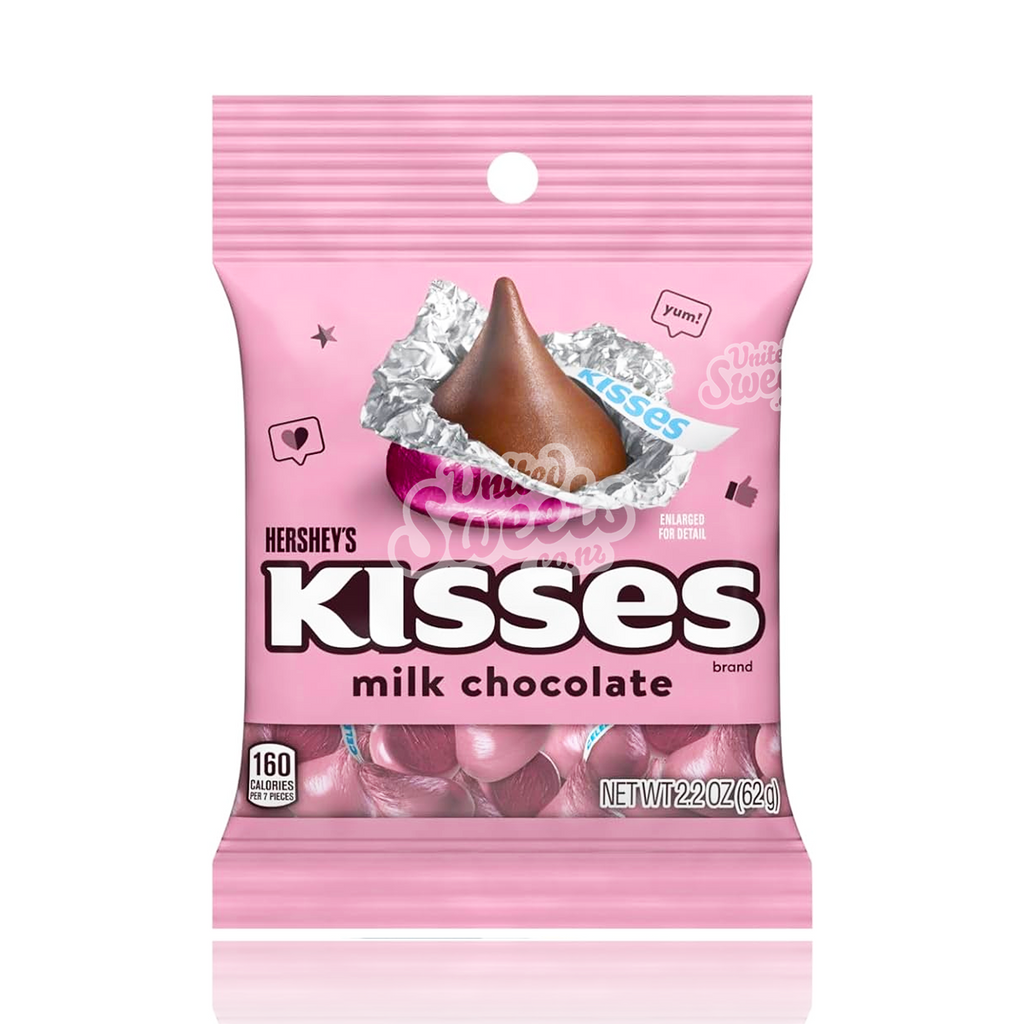 Hershey's Kisses Pink (Milk Chocolate) 62g
