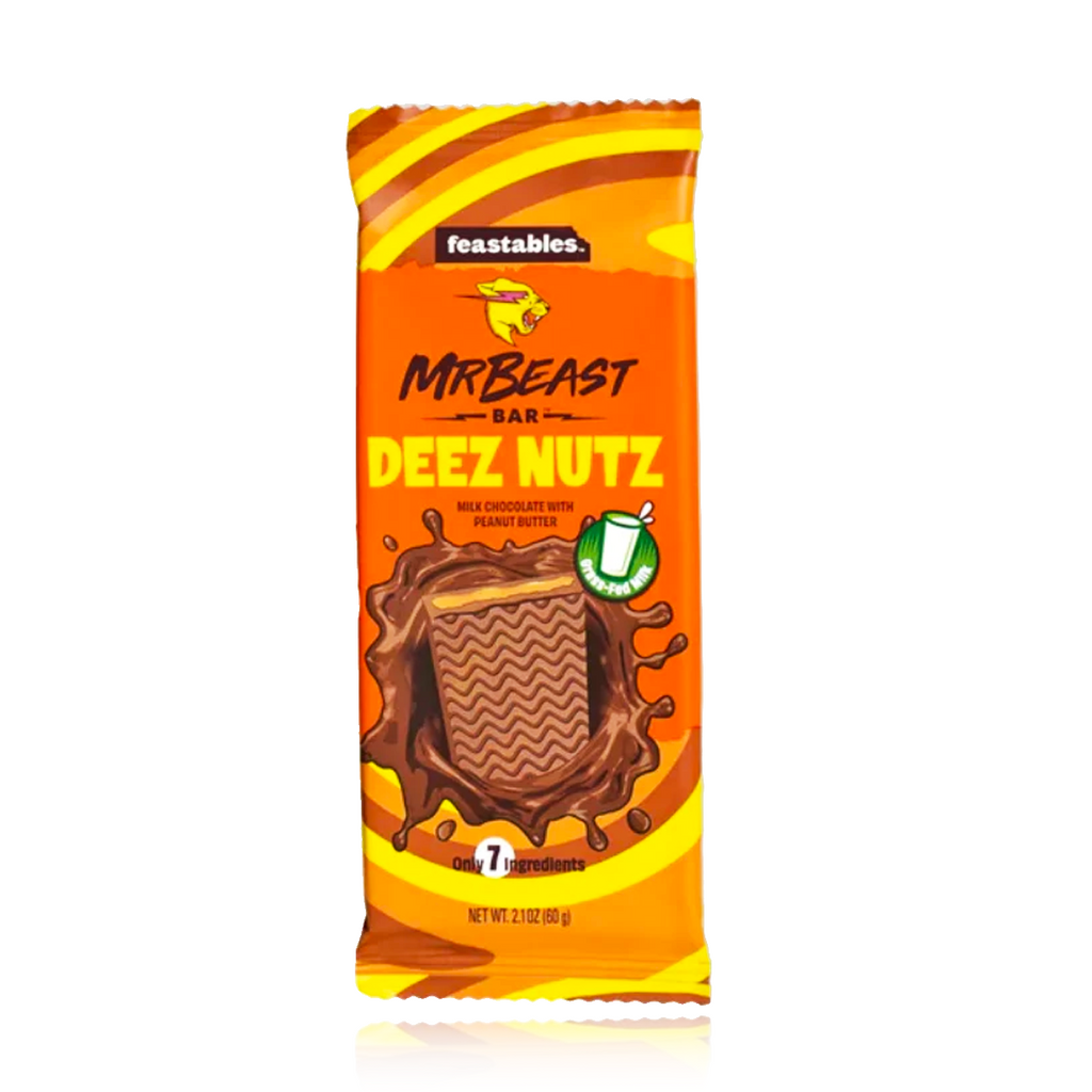 Mr Beast Feastable Chocolate Deez Nuts 60g