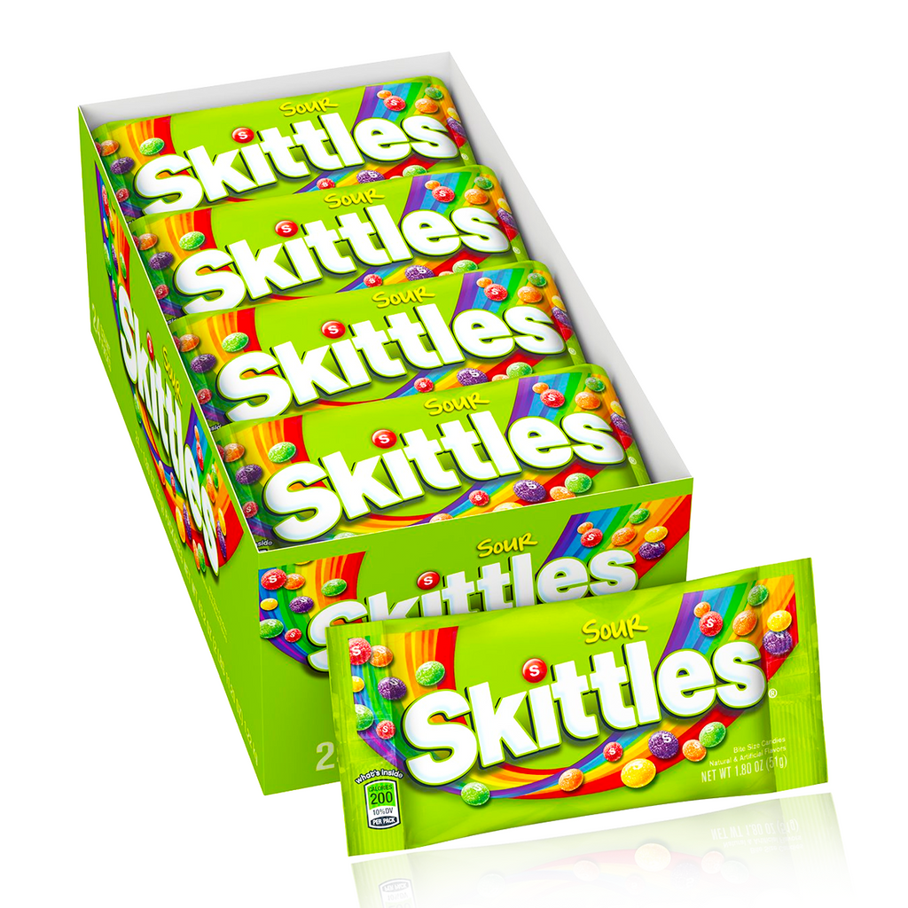 Skittles Sour (USA) -DAMAGED 24 Pack