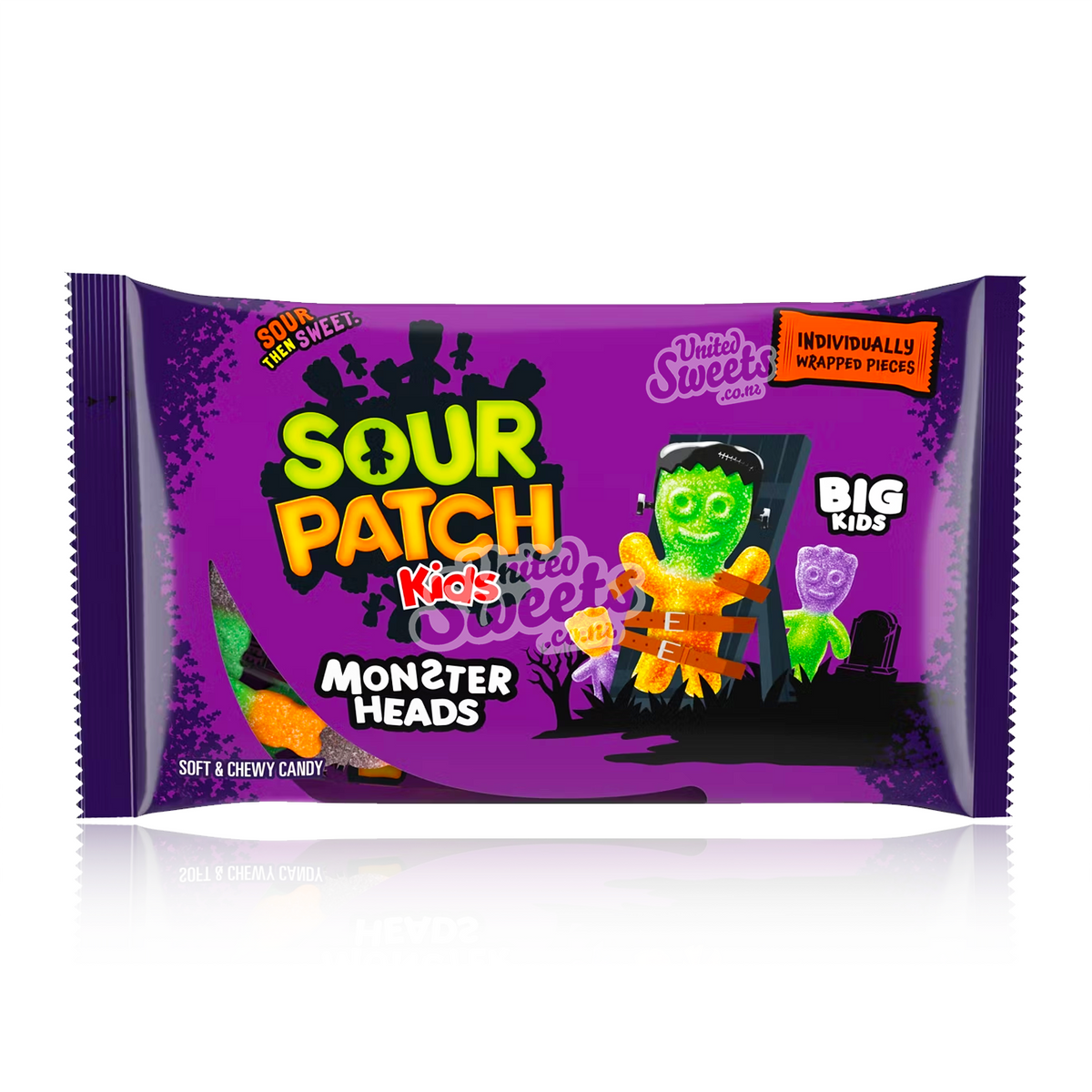 Sour Patch Kids Monster Heads Limited Edition XL Bag 283g – United