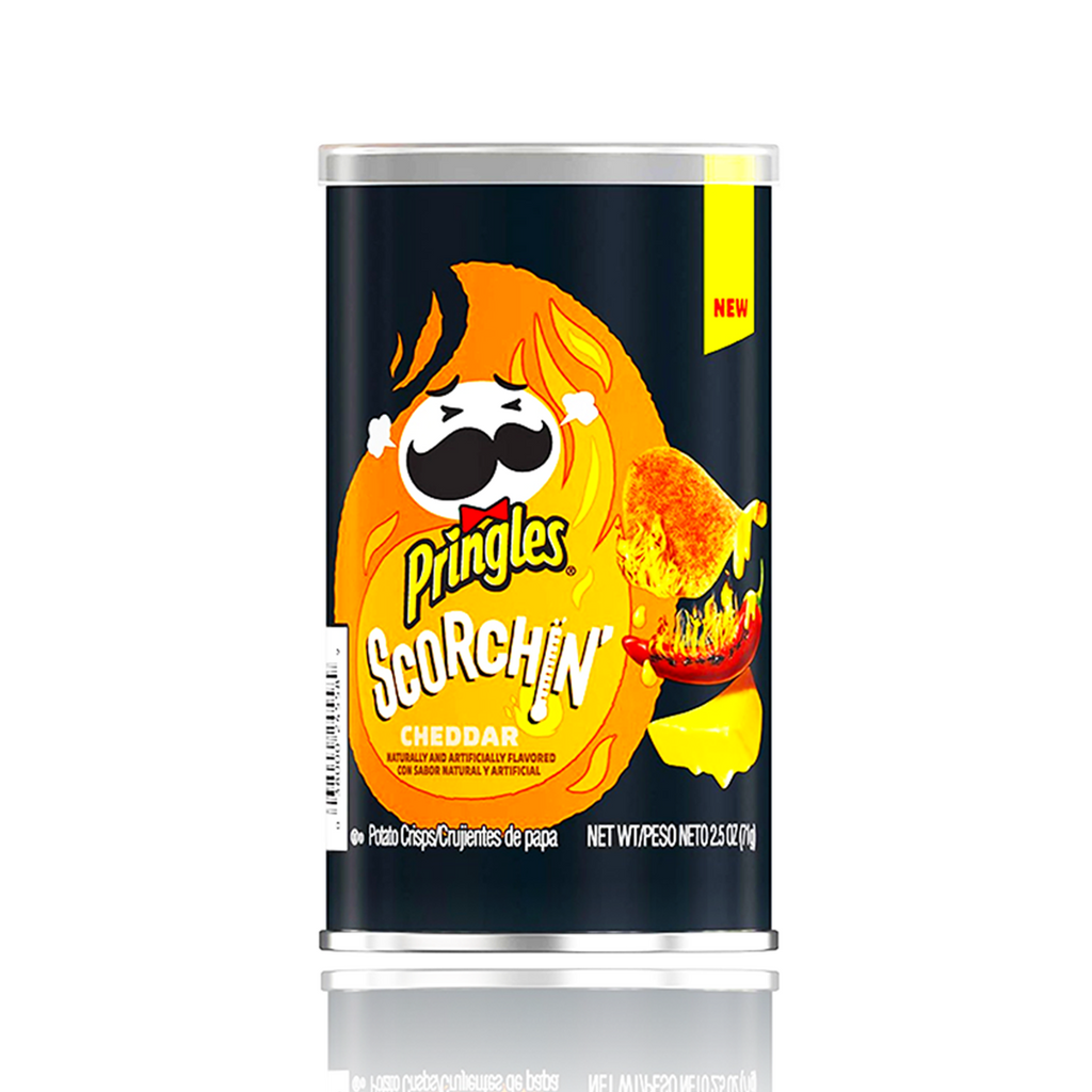 Pringles Scorchin' Cheddar Flavour 71G