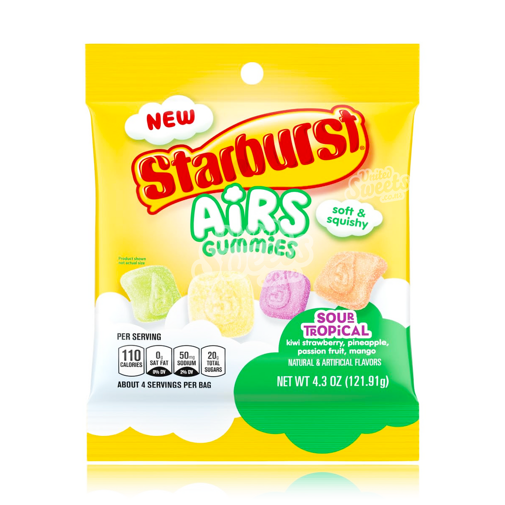 Starburst Airs Gummies - Sour Tropical 121g