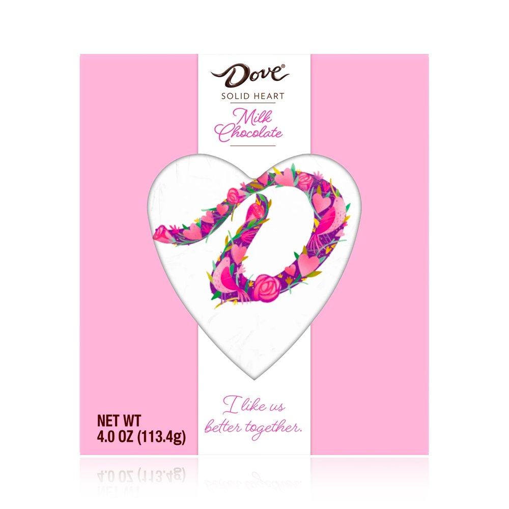 Dove Milk Chocolate Heart Gift Box 113g