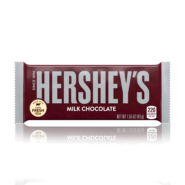 Hershey's Plain Milk Chocolate 43g (USA MADE)