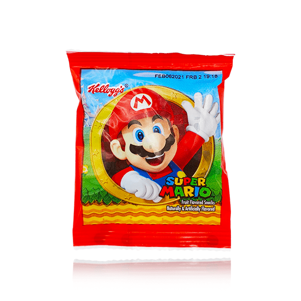 Kellog's Super Mario Fruit Snacks Gummies United Sweets