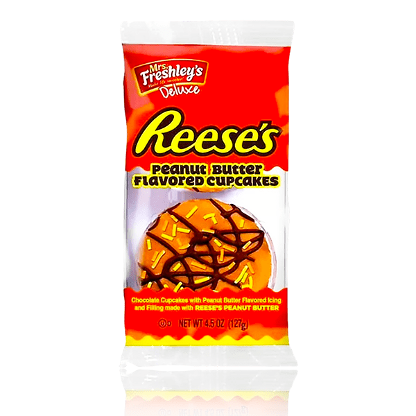 Mrs Freshley's Reese's Peanut Butter Flavoured Cupcakes  2 Pack