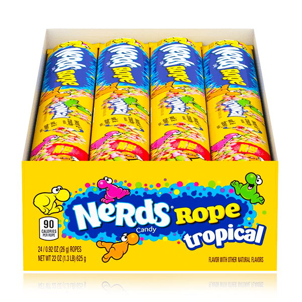 Nerds Rope Tropical Soft & Chewy 26g 24 Pack