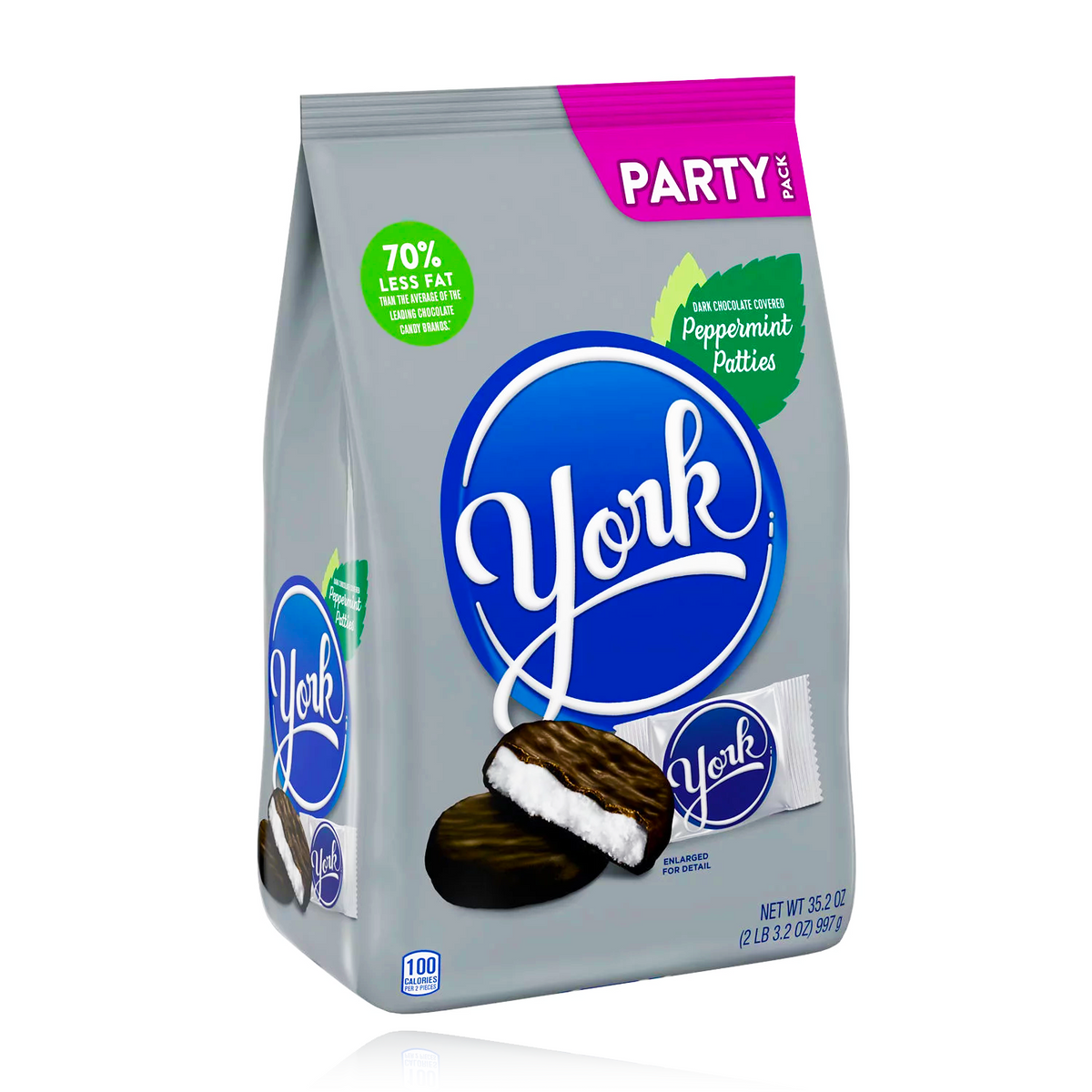 York Peppermint Patties Party Bag 997g United Sweets