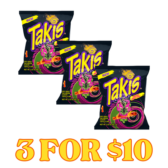 Takis Dragon Sweet Chili 92.3g (Past Best Before Date)