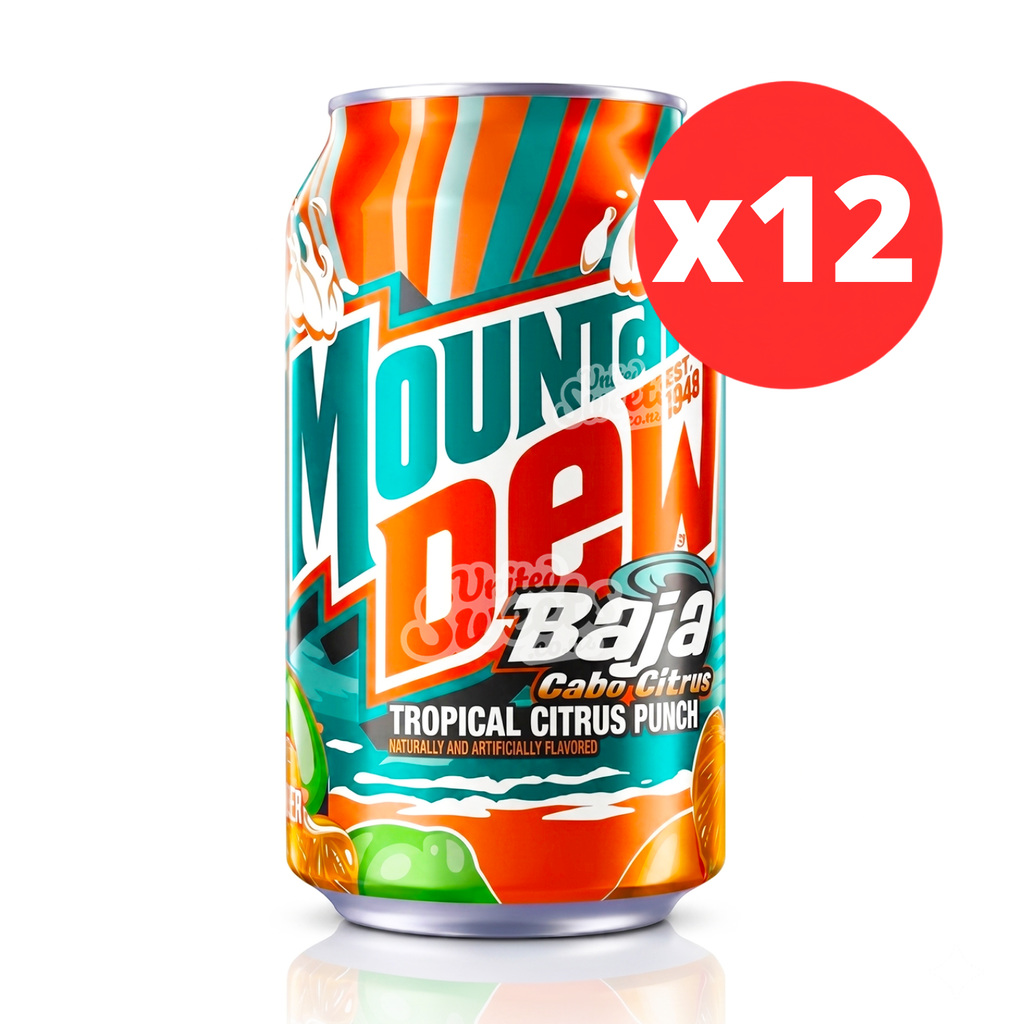 Mountain Dew Baja Cabo Citrus (Tropical Citrus Punch) 355ml