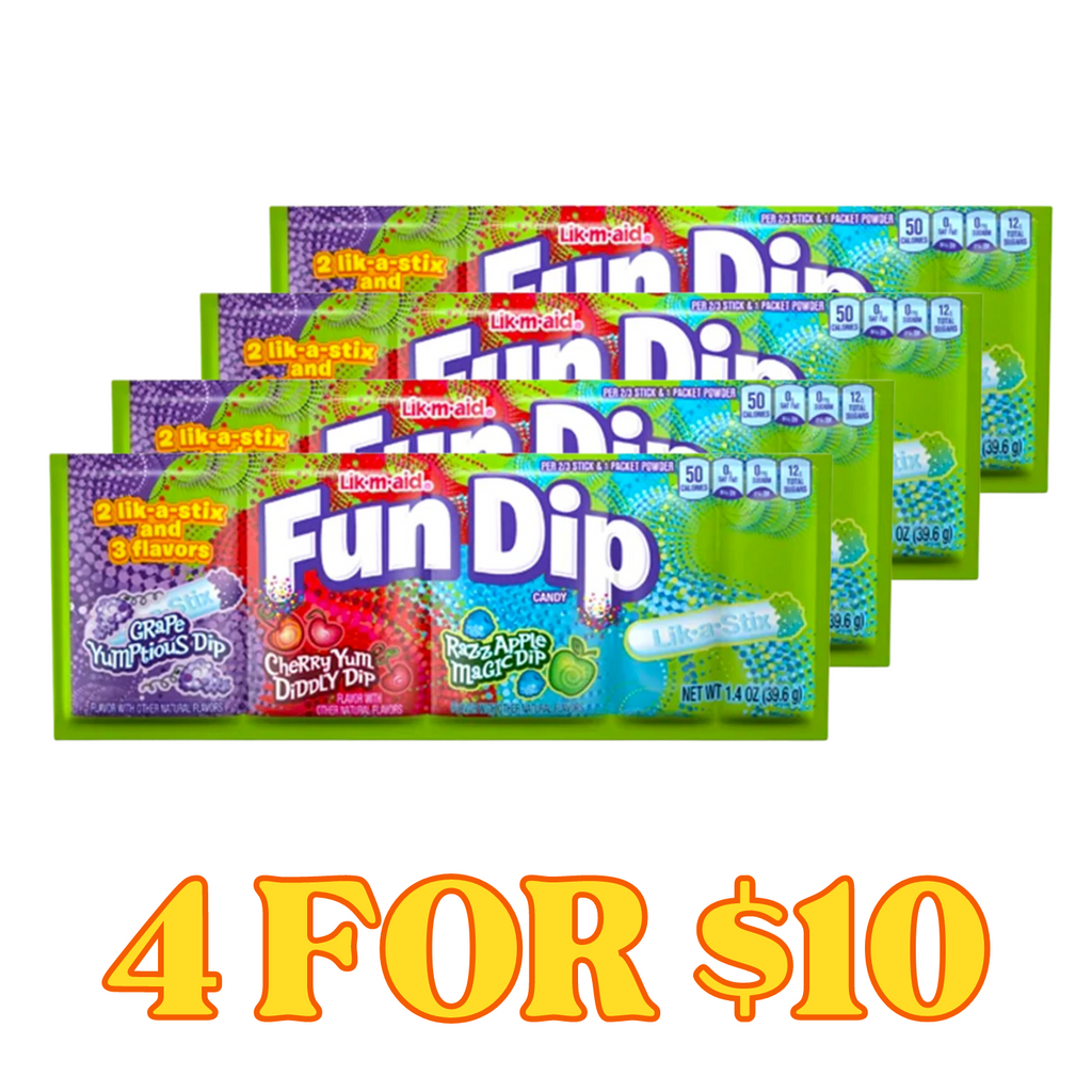 Fun Dips Assorted Flavours 39g (BB:03/2024)