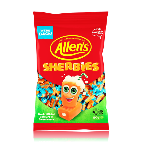Allen's Sherbies 150g (AU MADE)