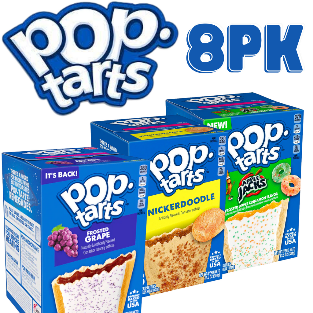 Poptarts 8 Pack Flavours