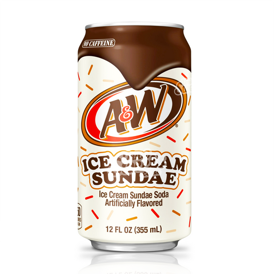 A&W ICE CREAM SUNDAE Can 355ml