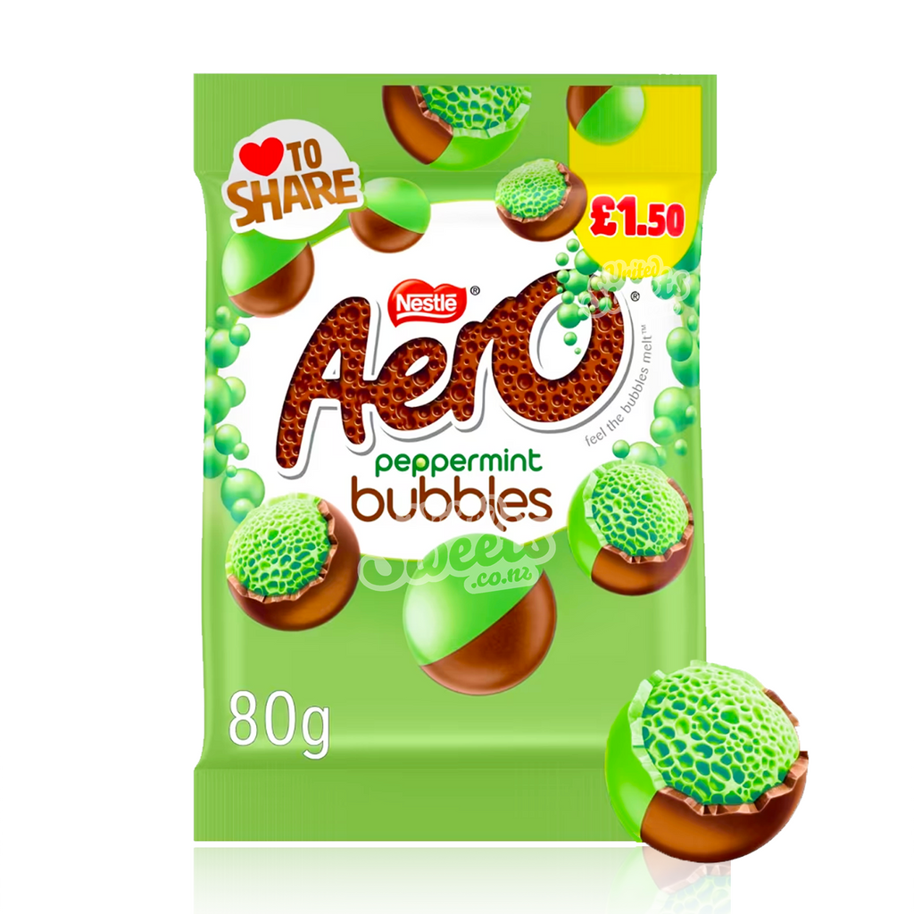 Aero Bubbles Peppermint 80g (UK MADE)
