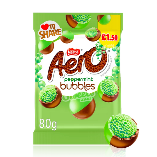 Aero Bubbles Peppermint 80g (UK MADE)