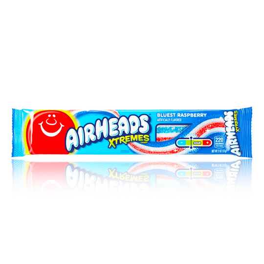 Airheads Xtremes Bluest Raspberry Belts 57g (Best Before: 07/2025)