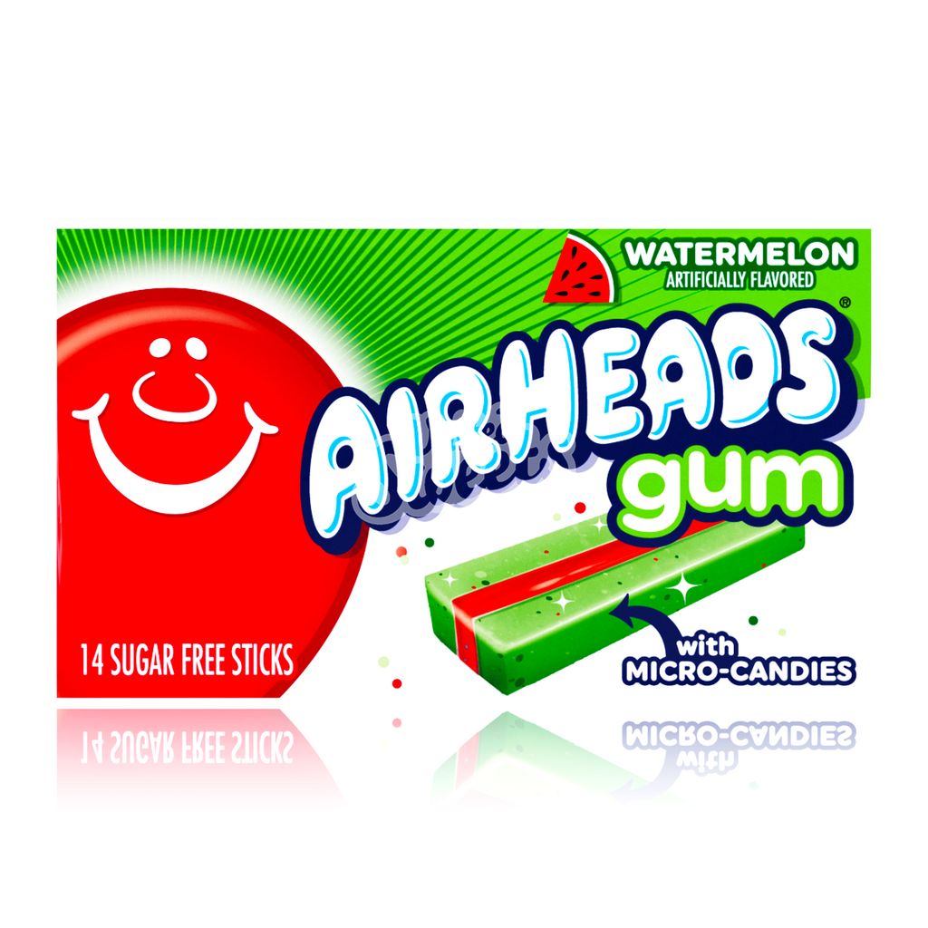 Airheads Gum Watermelon 14 Sticks