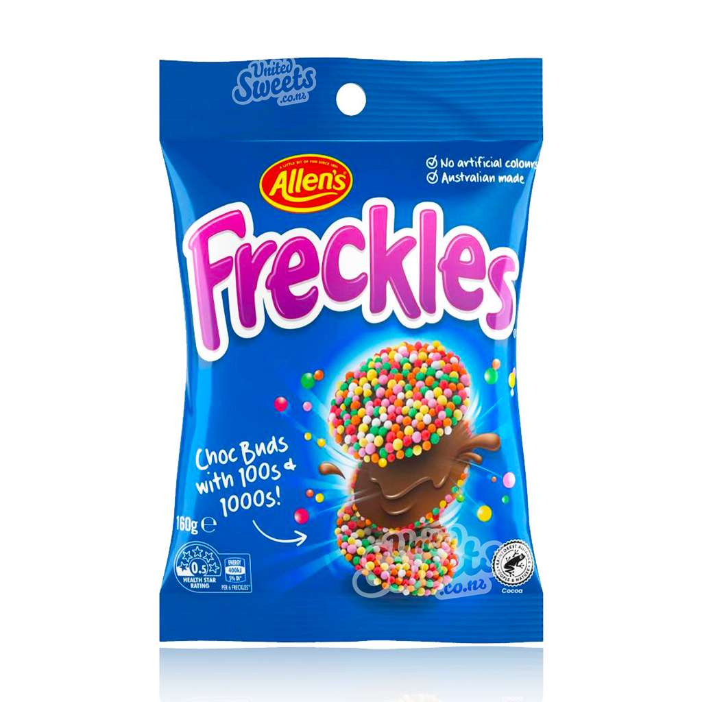 Allen's Freckles Milk Chocolate 160g (AU MADE)