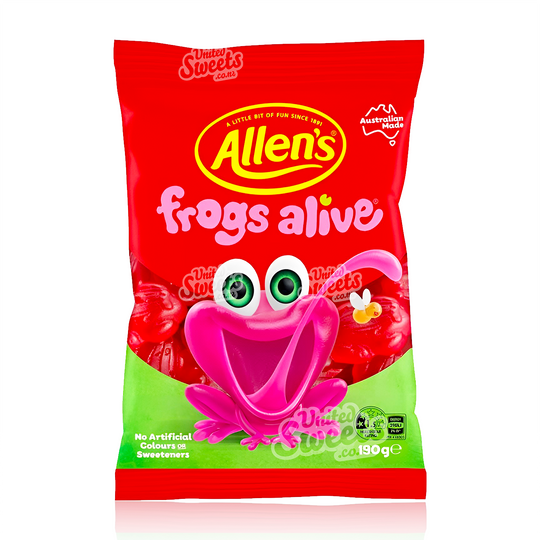 Allen's Red Frogs 190g (AU MADE)