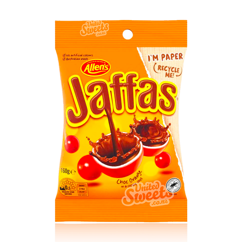 Allen's Jaffas Orange Chocolate 160g (AU MADE)