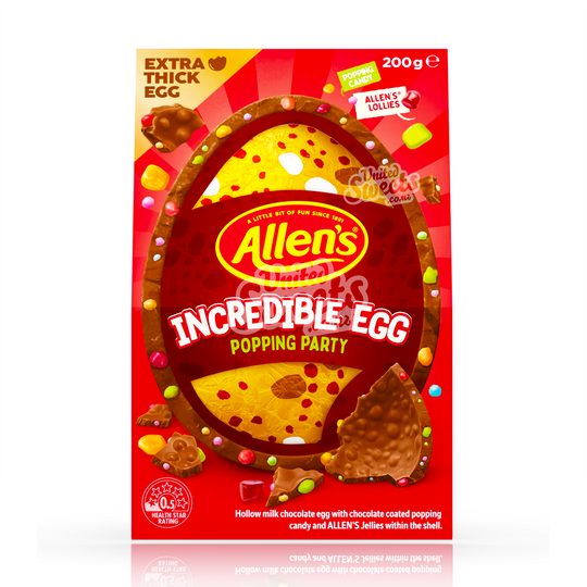 Allen's Popping Party Incredible Egg 200g (AU MADE)