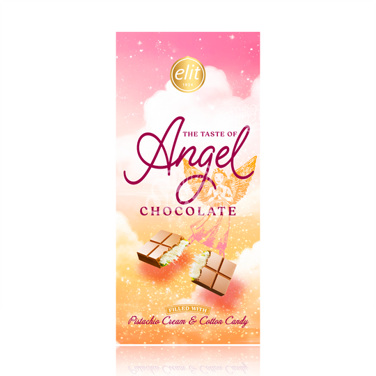 Elit Angel Chocolate - Pistachio with Cotton Candy 85g