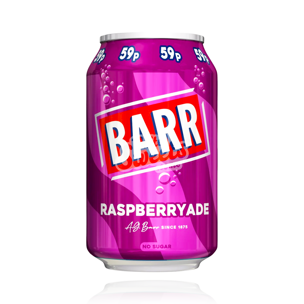 Barr Blue Raspberry Barr Raspberryade No Sugar 330ml – United Sweets