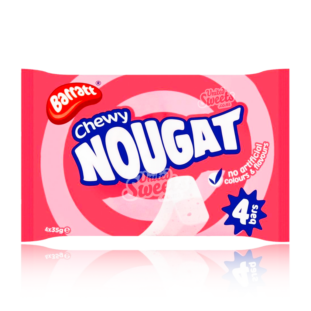 Barratt Chewy Nougat Bar 4PK 140g (UK MADE)