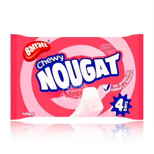 Barratt Chewy Nougat Bar 4PK 140g (UK MADE)