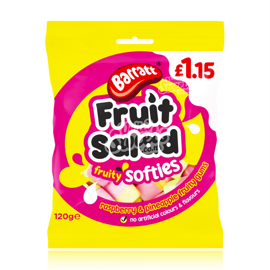 Barratt FRUIT SALAD 120g (UK MADE) BEST BEFORE: 01/2025