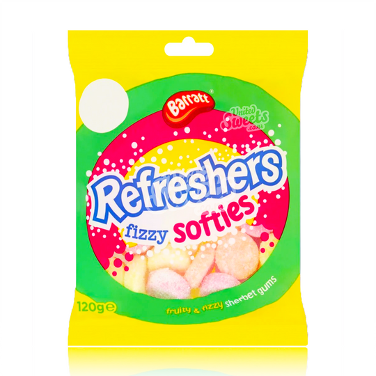 Barratt REFRESHERS Fizzy Softies 120g (UK MADE)