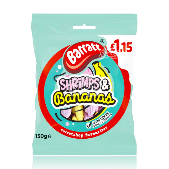 Barratt SHRIMPS & BANANAS 150g (UK MADE)