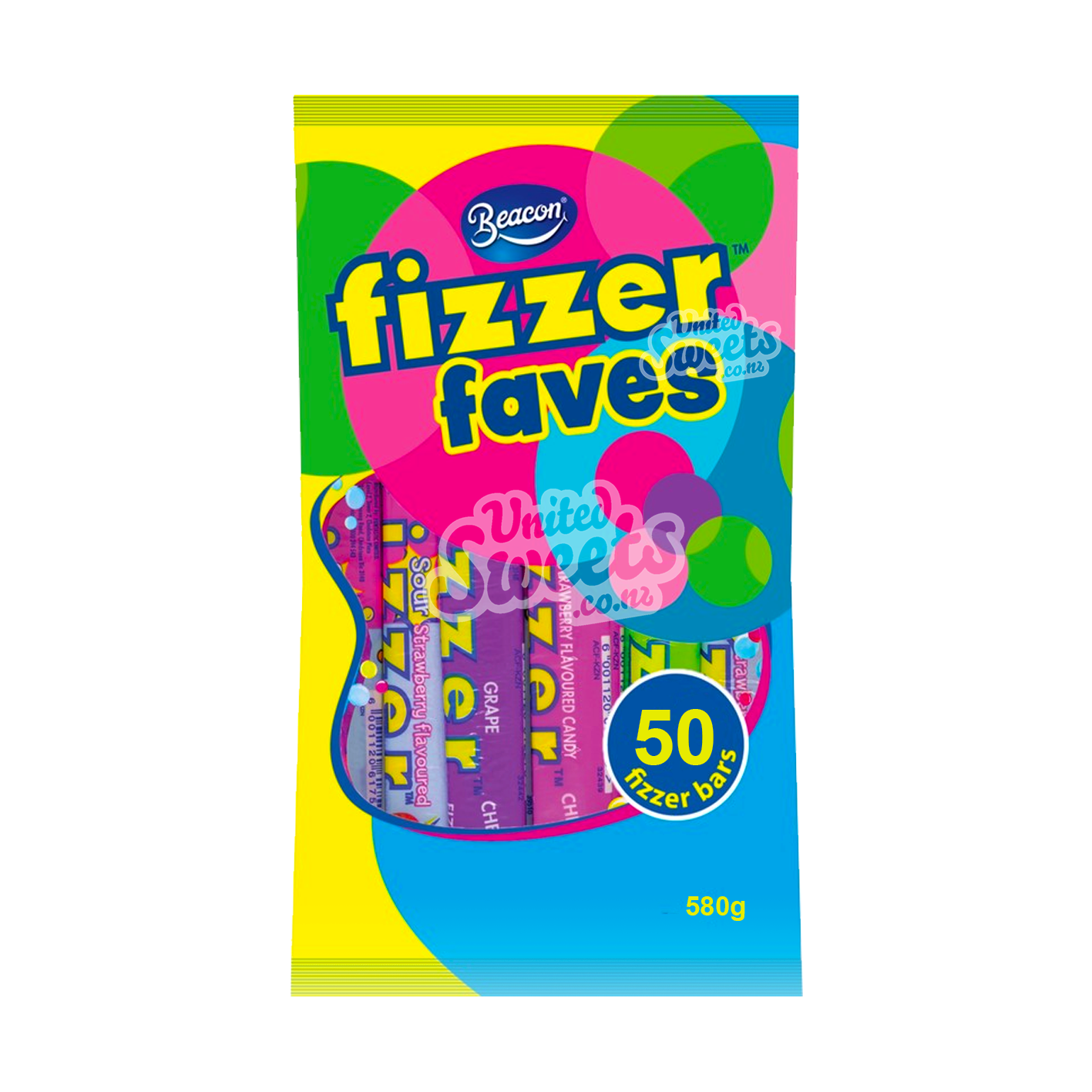 Beacon FIZZER FAVES JUMBO PACK 580g (South African Made) – United Sweets