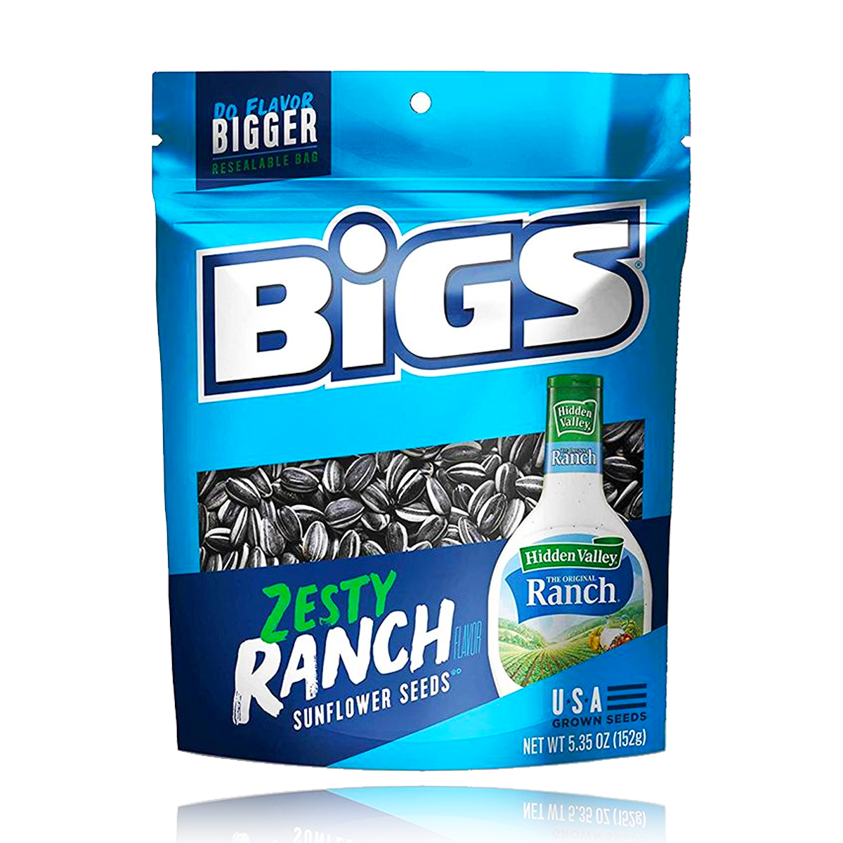 Bigs Sunflower Seeds Zesty Ranch 152g United Sweets