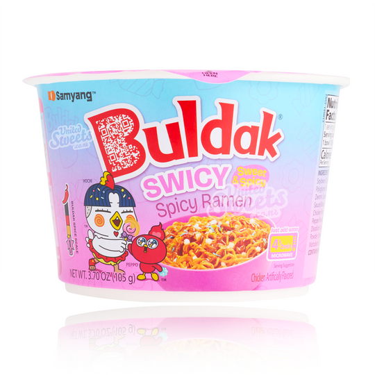 Buldak (Samyang) Ramen Noodles SWICY Sweet and Spicy Chicken CUP 105g