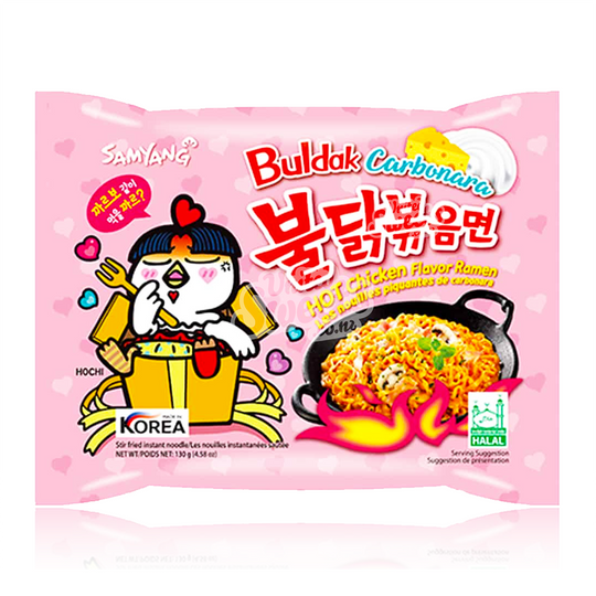 Buldak (Samyang) Ramen Noodles Hot Chicken Carbonara 130g