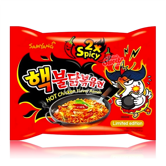 Buldak (Samyang) Ramen Noodles Hot Chicken 2x SPICY 140g