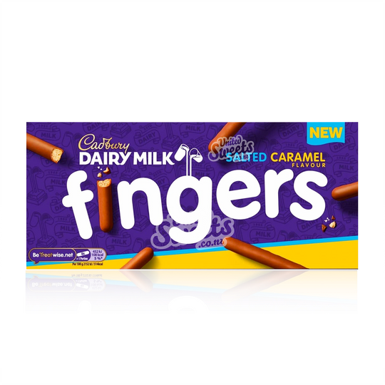 Cadbury Fingers Salted Caramel 114g (UK MADE)