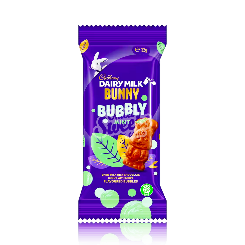 Cadbery Rabbit Signature Cadbury Bubbly Mint Bunny 32g – United Sweets