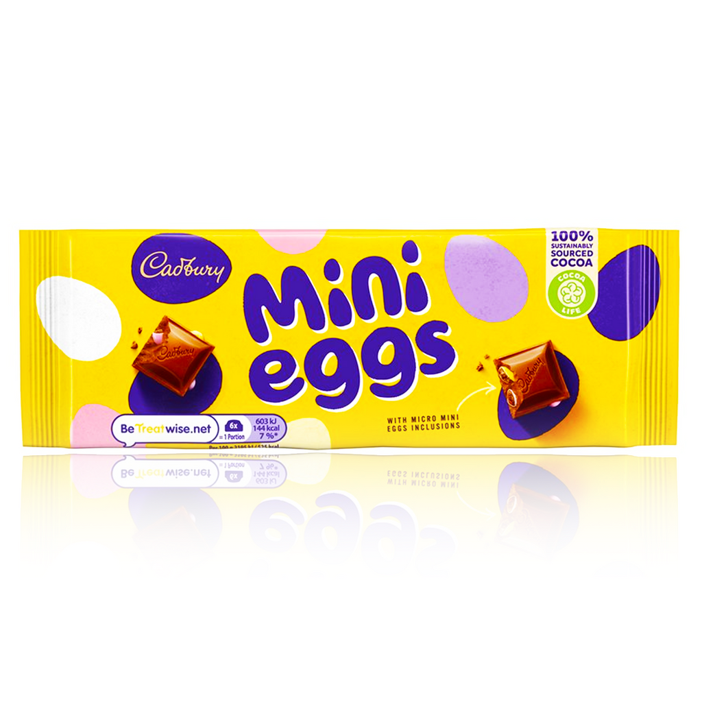 Cadbury Milk Mini Eggs Bar 110g (UK MADE)