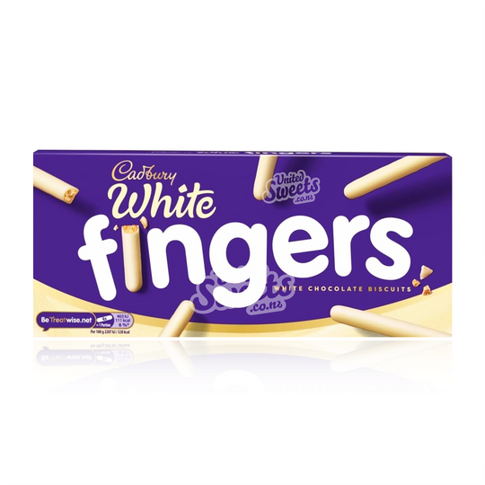Cadbury Fingers White Chocolate 114g (UK MADE)