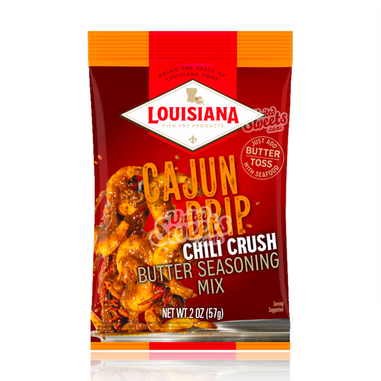 Louisiana Cajun Drip Chili Crush Butter Seasoning Mix 57g