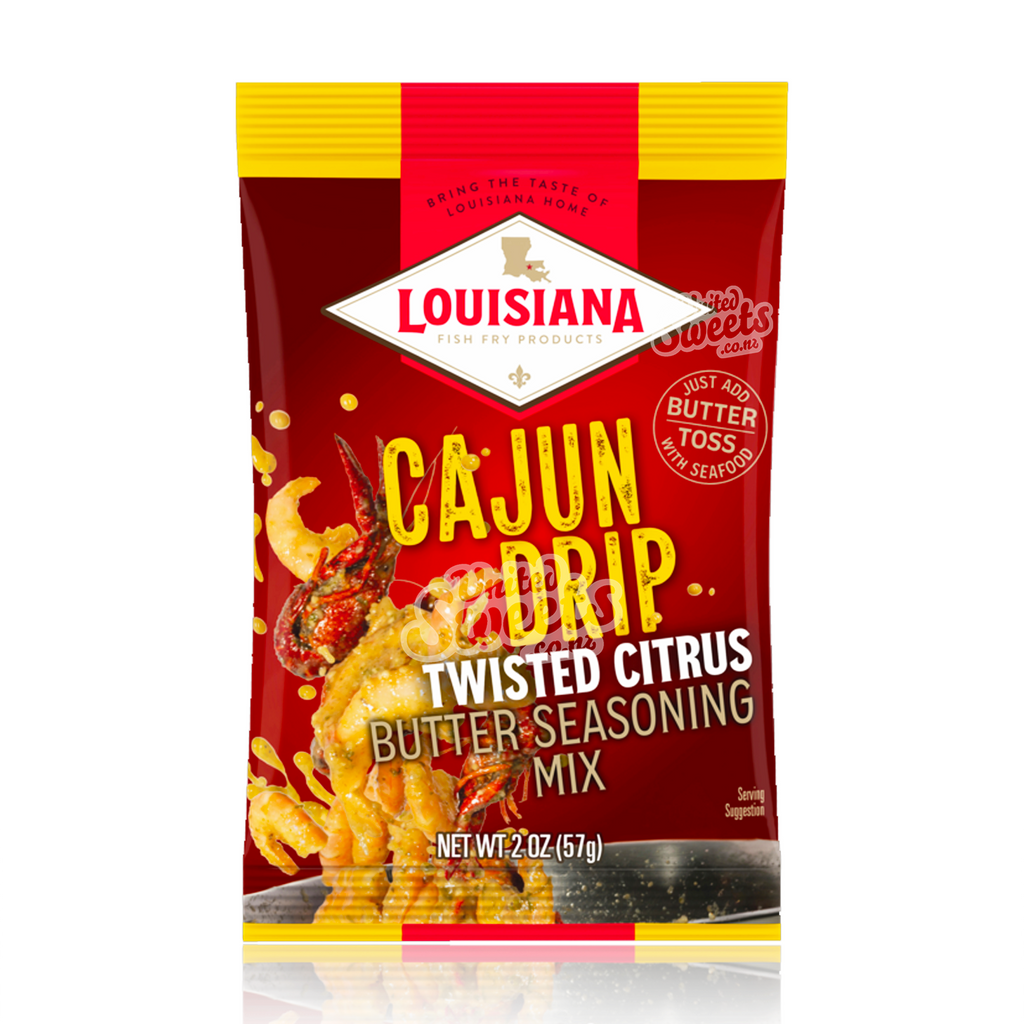 Louisiana Cajun Drip Twisted Citrus Butter Seasoning Mix 57g