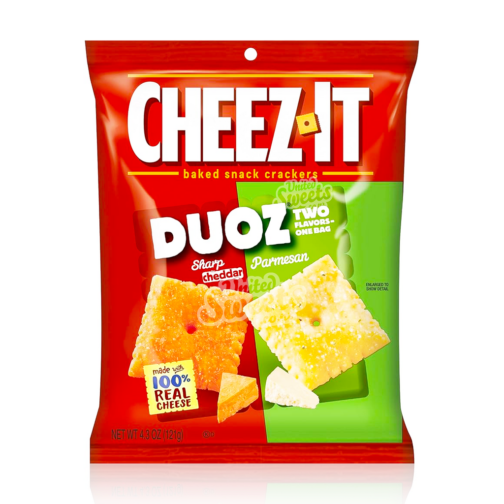 Cheez-It Duoz Sharp Cheddar & Parmesan Crackers 121g