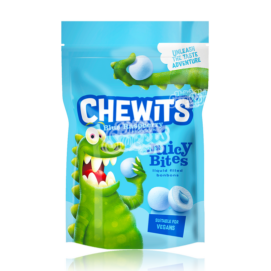 Chewits Juicy Bites Blue Raspberry 115g (UK)